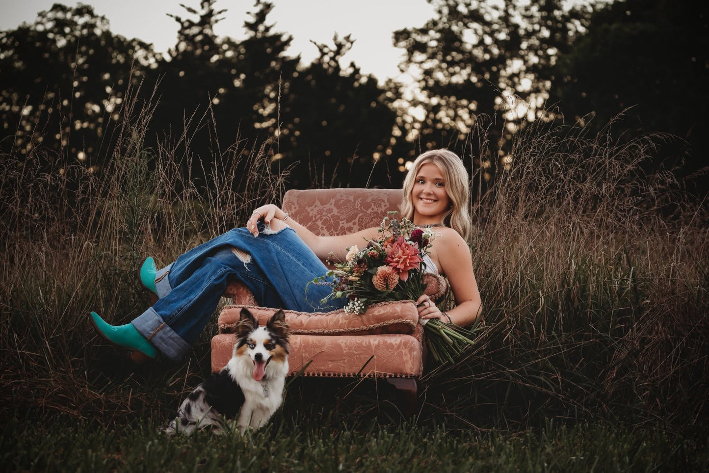 Photography Custom Hand Tied Bouquet Package